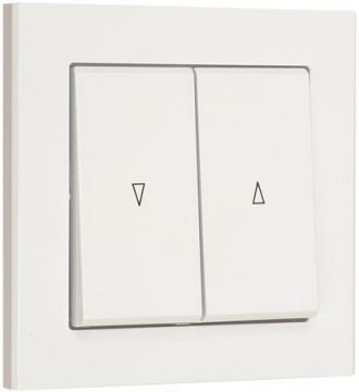 84x84mm hvid jalousiafbryder euro optima