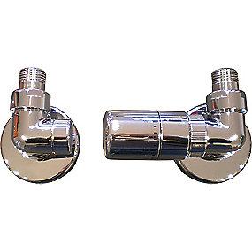 forkromet rumtermostat med t ventils corner kriss