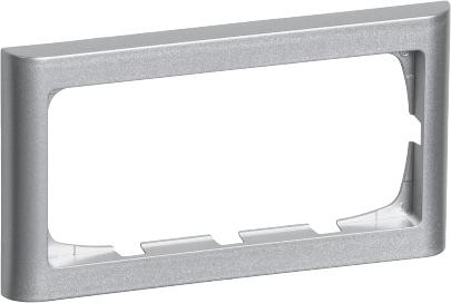 lmetallic st indsats modul til vandret modul 2 63 ramme softline fuga