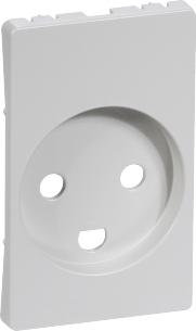 lysegr jord med 2-pol modul 5 1 stikkontakt for kning afd fuga lk