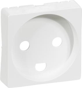 hvid krave med type gl jord med 2-pol modul 1 stikkontakt for kning afd fuga lk