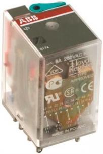 cr-m024dc2l t skiftekontakts 2 med dc 24v led med industrisokkelrel