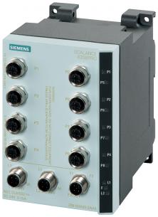 kontakt fejlsignal led-diagnostikker 67 ip65 m12-porte s 100mbit 10 x 8 switch ie managed x208pro scalance