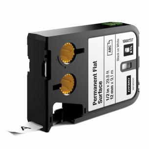 12mmx7m hvid p sort universal vinyl tape xtl dymo