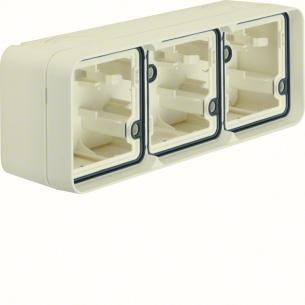 w1 hvid vandret trippel underlag