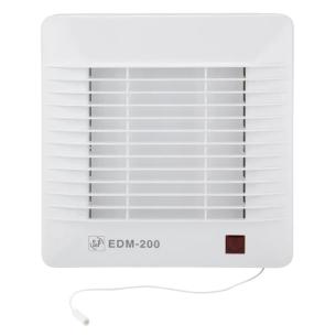 119mm 5mm 5x186 186 hygrostat med ventilator fugtstyret hvid chz 200 edm p s