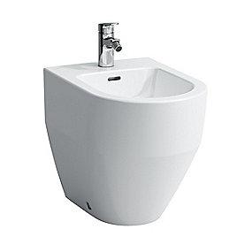 n porcel hvid hanehul med ende gulvst 530x360mm bidet pro laufen