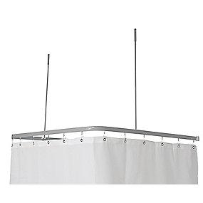 hvid tte loftst x 2 med 90x90x90cm u 8x25mm fladskinne profil2001 p der van