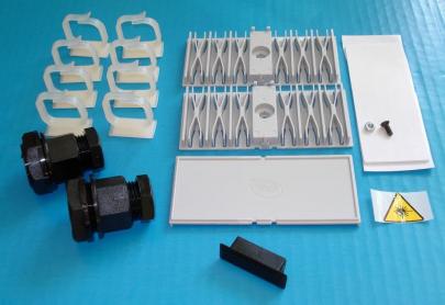 splidseindsats fiber 24 og loops inklusive kit management fibre