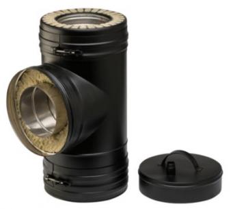 renseprop med 90 t-stykke 200mm 100 wood metalbestos