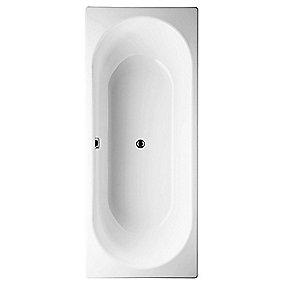 hvid 1600x700x420mm indmur til badekar nautic gustavsberg