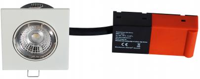 mat hvid firk mp d 3000k 230lm 5w led 2-setup easy