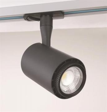 230v 13w sort 1-faset light track led velo