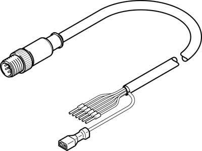 nebm-m12g8-e-7-q5-le6 motorkabel festo