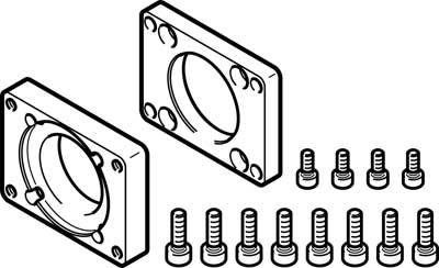 eamf-a-28b-28a motorflange festo