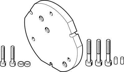 dhaa-g-h2-25-b13-63 t adapters festo
