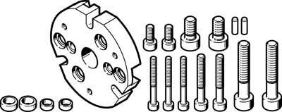 dhaa-g-q5-20-b13-35 t adapters festo