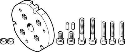 dhaa-g-q5-25-b13-40 t adapters festo