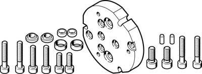 dhaa-g-h2-20-b13g-50 t adapters festo