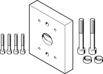 dhaa-g-h2-25-b6-40 t adapters festo