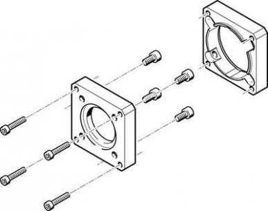 h eamf-a-48a-60g motorflange festo