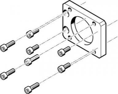 eamf-a-48b-55a motorflange festo