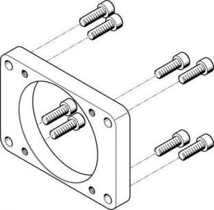 eamf-a-95b-100a motorflange festo