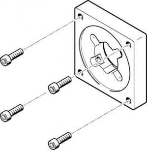 eamf-a-38a-87a motorflange festo