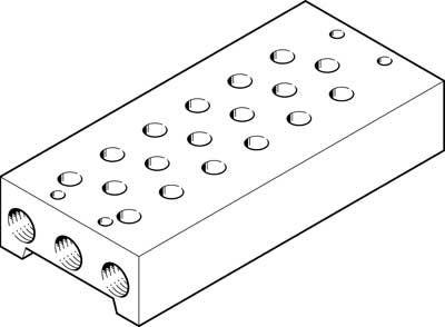 4-6 prs-1 tilslutningsblok festo
