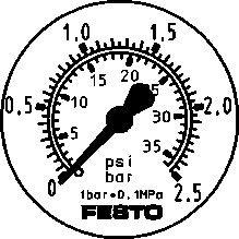 4-en 5-1 fma-50-2 panelmanometer festo