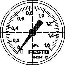 8-mpa 6-g1 ma-40-1 manometer festo