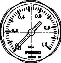 0-m5-mpa ma-27-1 manometer festo