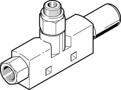 vn-10-l-t3-pi4-va4-ro1 vakuumejektor festo