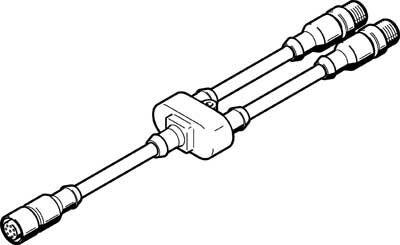 nebv-m12g8-kd-3-m12g4 tilslutningskabel festo