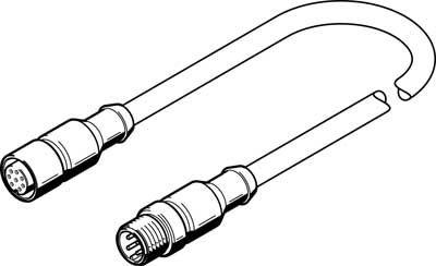 nebv-m12g8-k-2-m12g4 tilslutningskabel festo