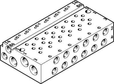 vabm-l1-10aw-m7-6 tilslutningsliste festo