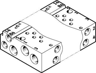 vabm-l1-10aw-m7-14 tilslutningsliste festo