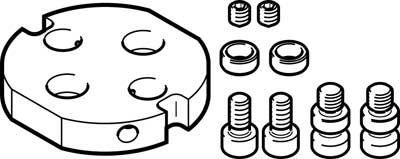 dhaa-g-q11-25-b1-25 t adapters festo