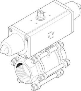 vzba-4-gg-63-t-22-f10-v4v4t-ps240-r-90-4-c kuglehane-aktuator festo