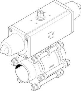 vzba-3-ww-63-t-22-f0710-v4v4t-ps180-r-90-4-c kuglehane-aktuator festo