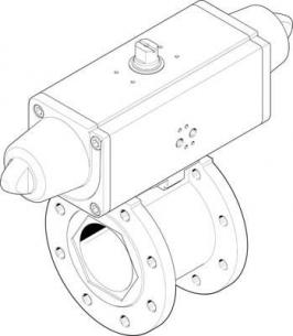 vzbc-80-ff-16-22-f07-v4v4t-ps180-r-90-4-c kuglehane-aktuator festo