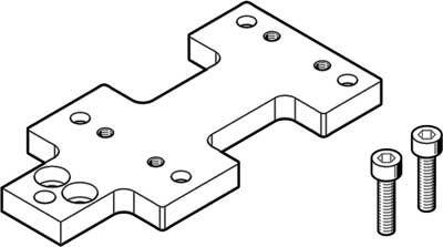 damf-25-fkp adapterplade festo