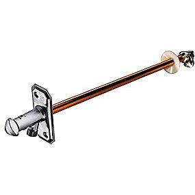 forkromet r kontraventil indbygget greb med 15x1000mm posteventil gustavsberg