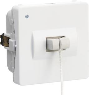 hvid - 250v 16a lys led med korrespondance kafbryder tr fuga lk