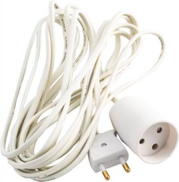 hvid 2m jord uden forlængerledning