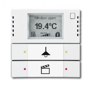 28-84-500 6128 studiehvid davos farve tryk 4 2 display med rumtermostat knx