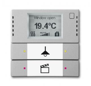 28-866-500 6128 l st rustfrit farve tryk 4 2 display med rumtermostat knx