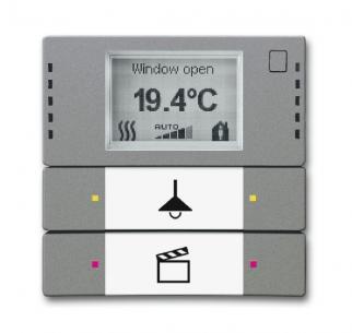 28-803-500 6128 metalgr meteor farve tryk 4 2 display med rumtermostat knx