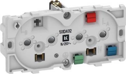 kning afd uden - modul 0 2 jord m stikkontakt fuga lk