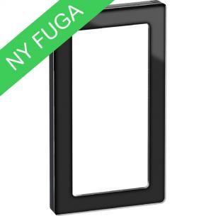 sort modul 2 glas ramme design pure fuga lk